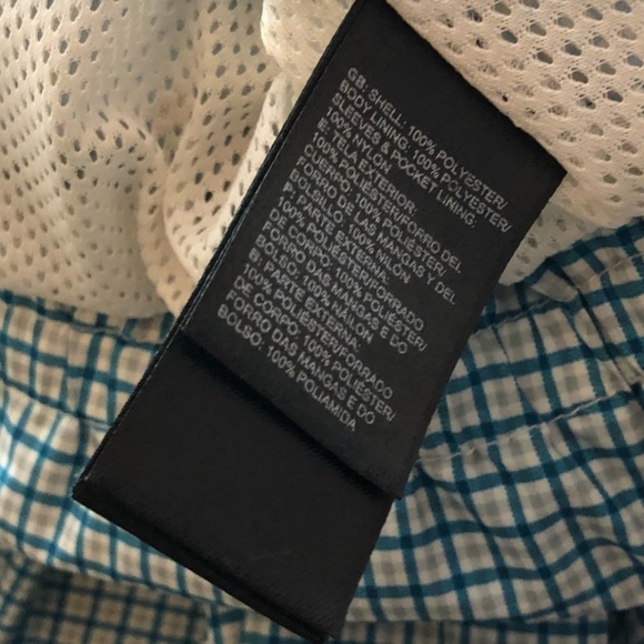 The North face blue plaid windbreaker - Picture 4 of 6